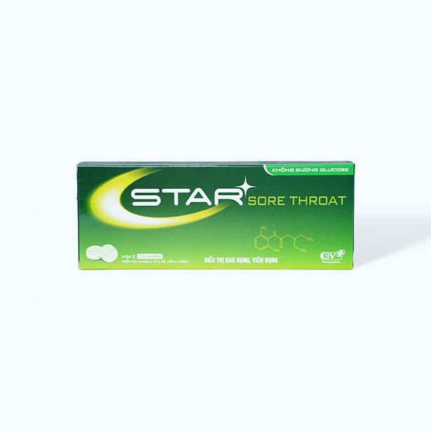 Star Sore Throat (2 Vi x 12 Vien)
