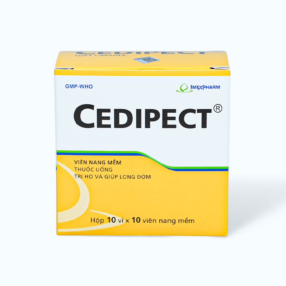 Cedipect 100mg Imexpharm (10Vi x 10Vien)
