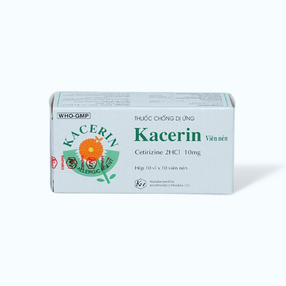 Kacerin 10mg (10vi x 10vien)