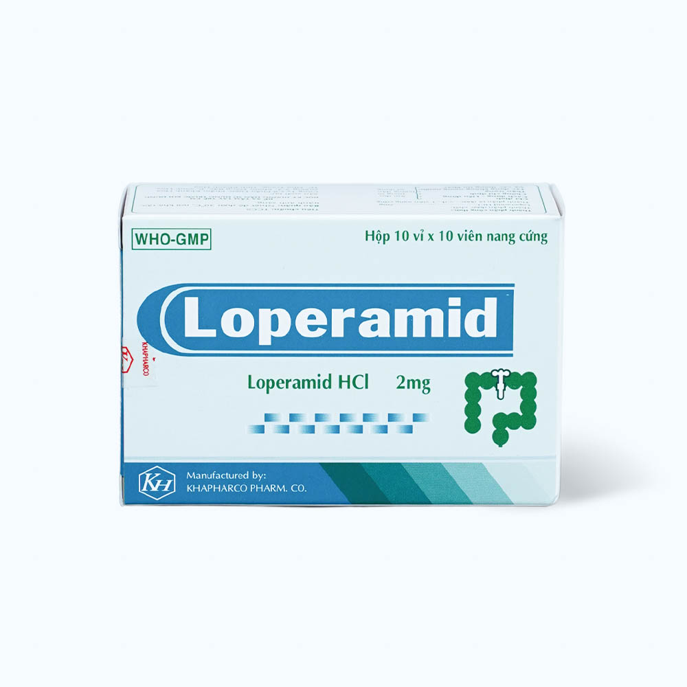 Loperamid 2mg (10vi x 10vien)K.Hoa