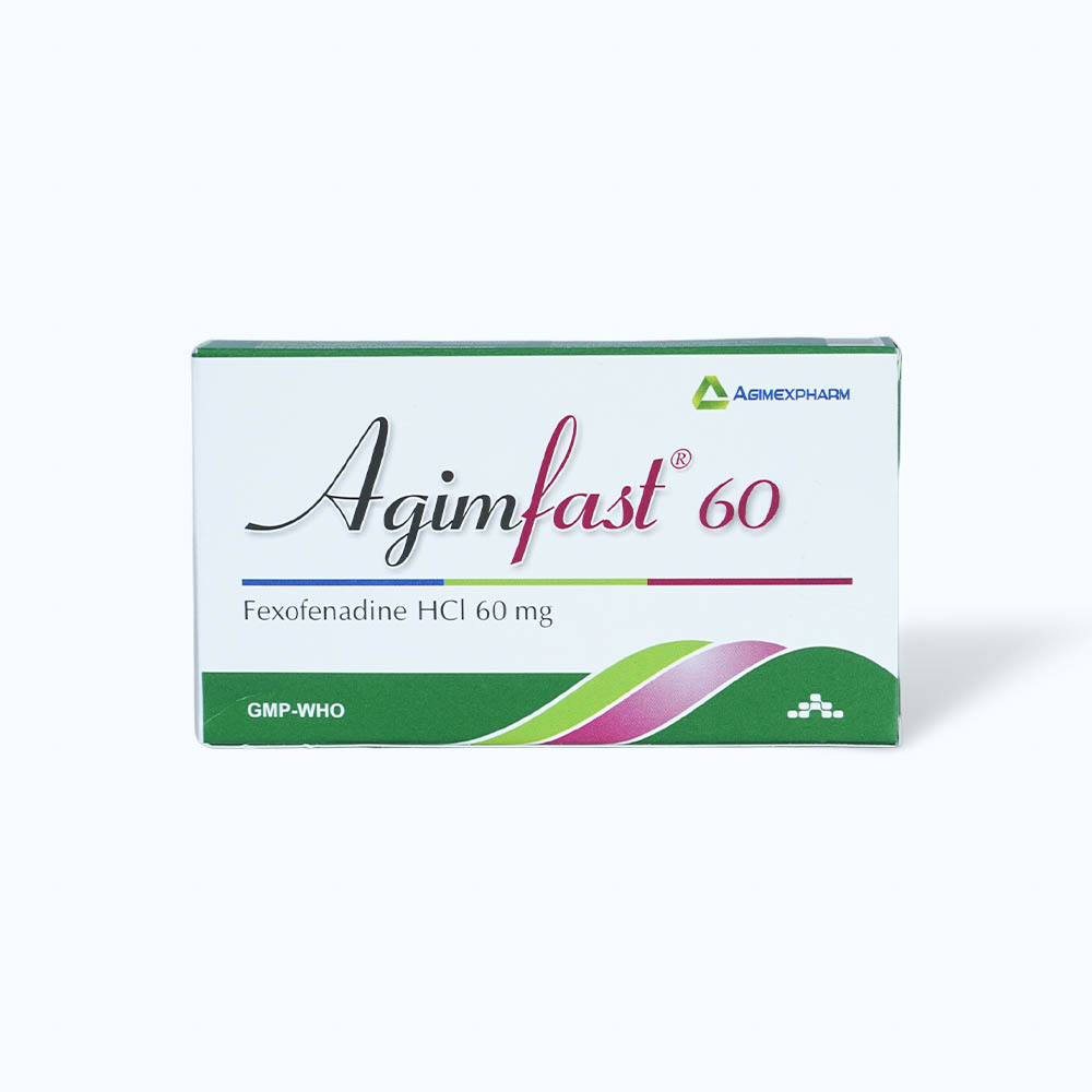 Agimfast 60mg ( 1 Vi x 10 Vien)