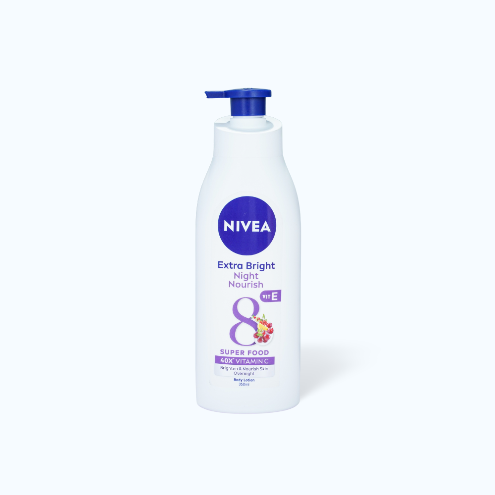Nivea Sua Duong The Sang Da Ban Dem Chai 350ml