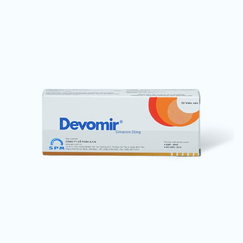 Devomir 25mg (3vix10vien)