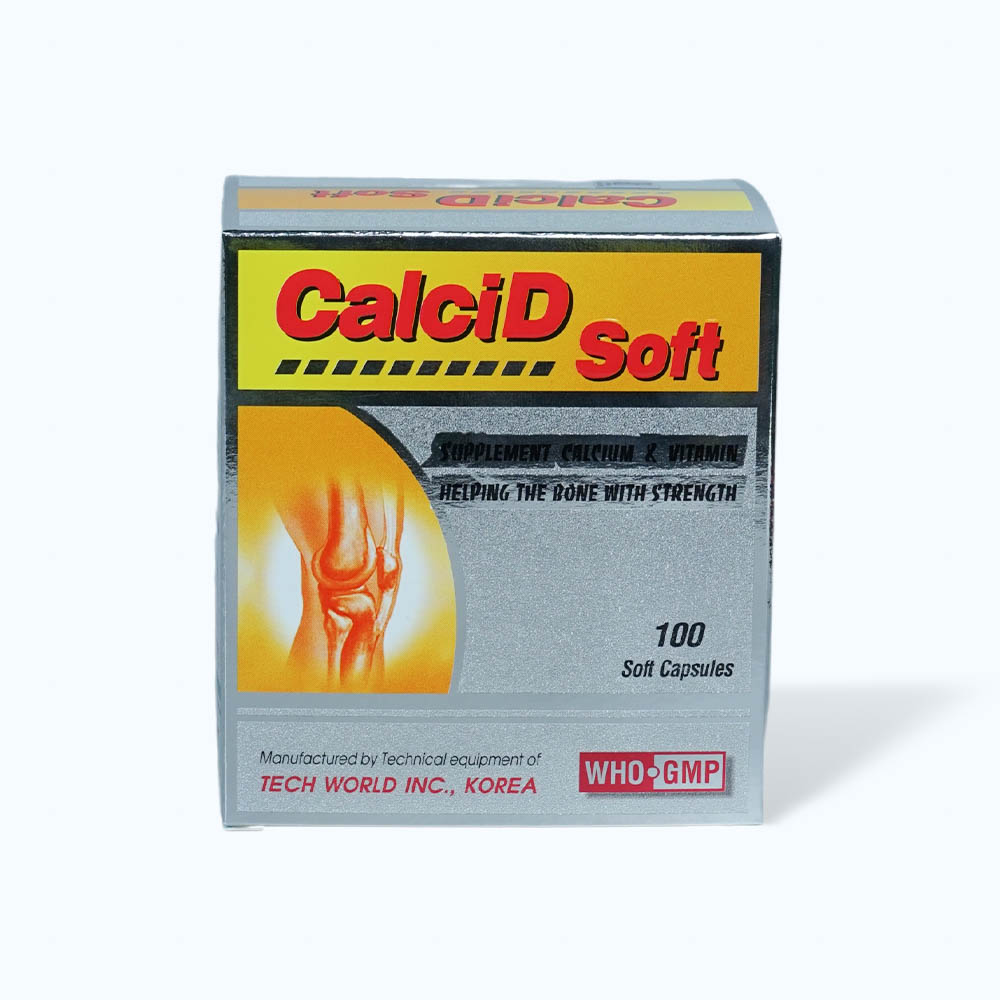 Calci D soft 518mg/100IU (10vi x 10vien)