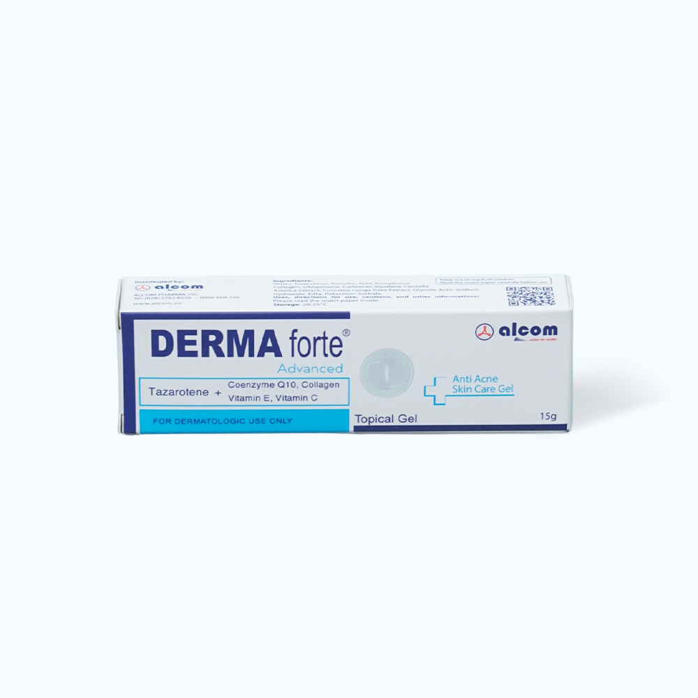 Derma Forte Advanced Gel Ho Tro Giam Mun Mo Tham 15g