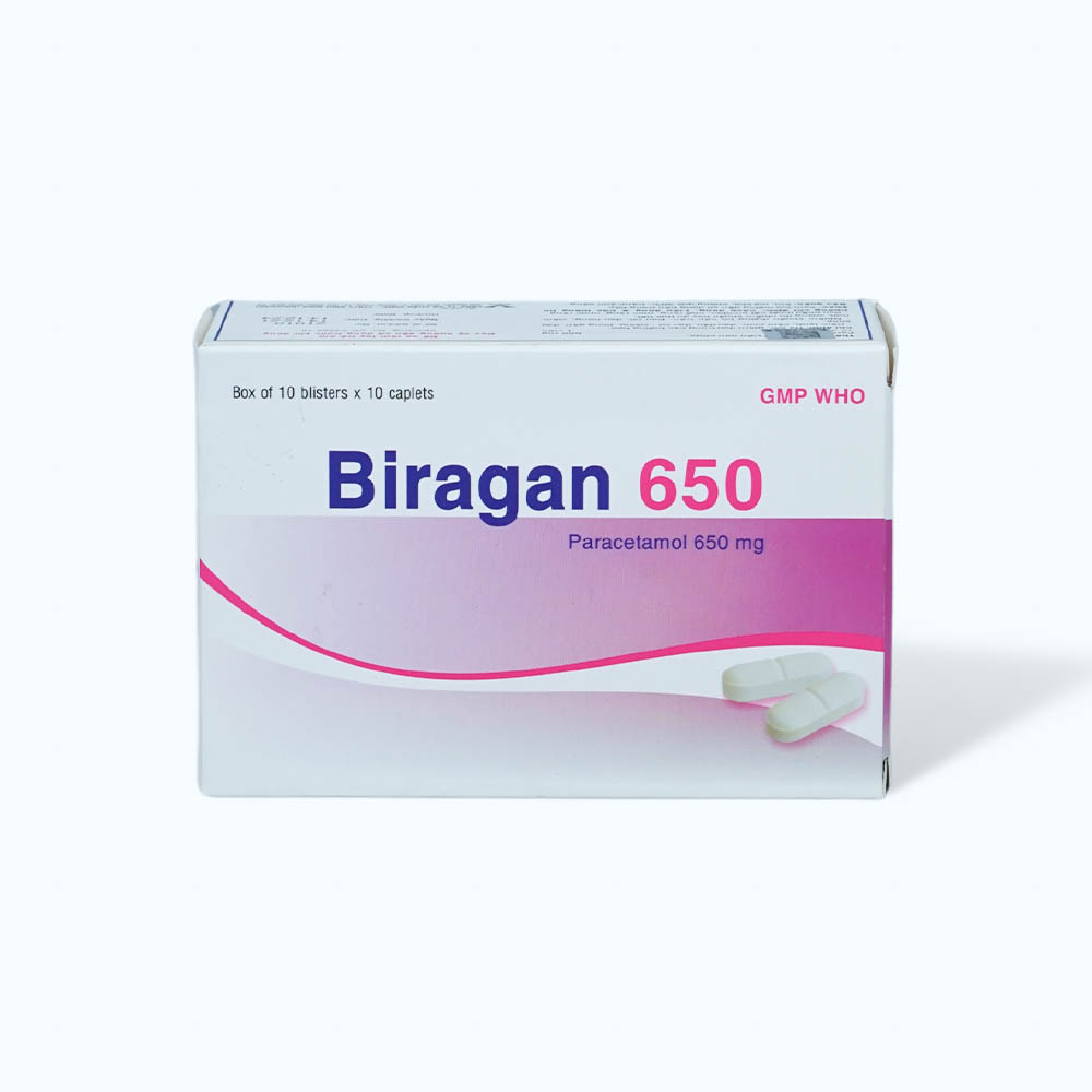 Biragan 650mg (10 x 10vien)