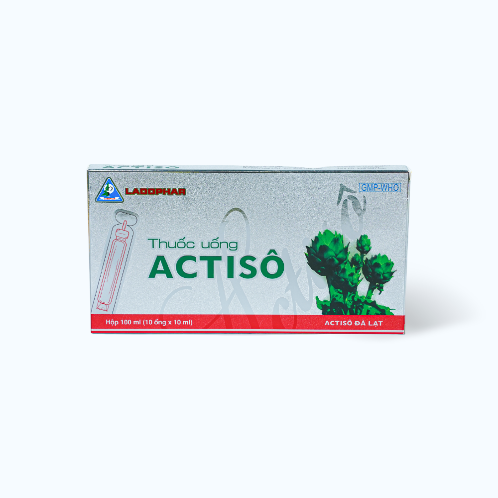 Thuoc uong Actiso 10ml (Hop 10 Ong)
