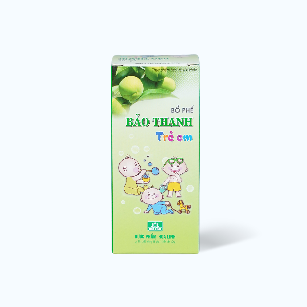 Bao Thanh Siro Ho, Bo Phe Quan Cho Tre (Chai 100mL)