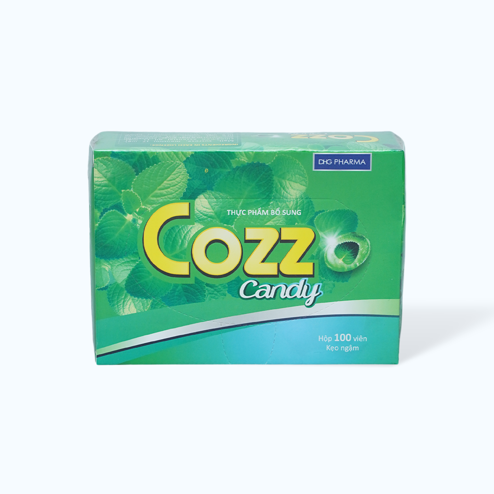 DHG PHARMA Cozz Candy Keo Ngam Ho Tro Giam Ho (Hop 100 Vien)