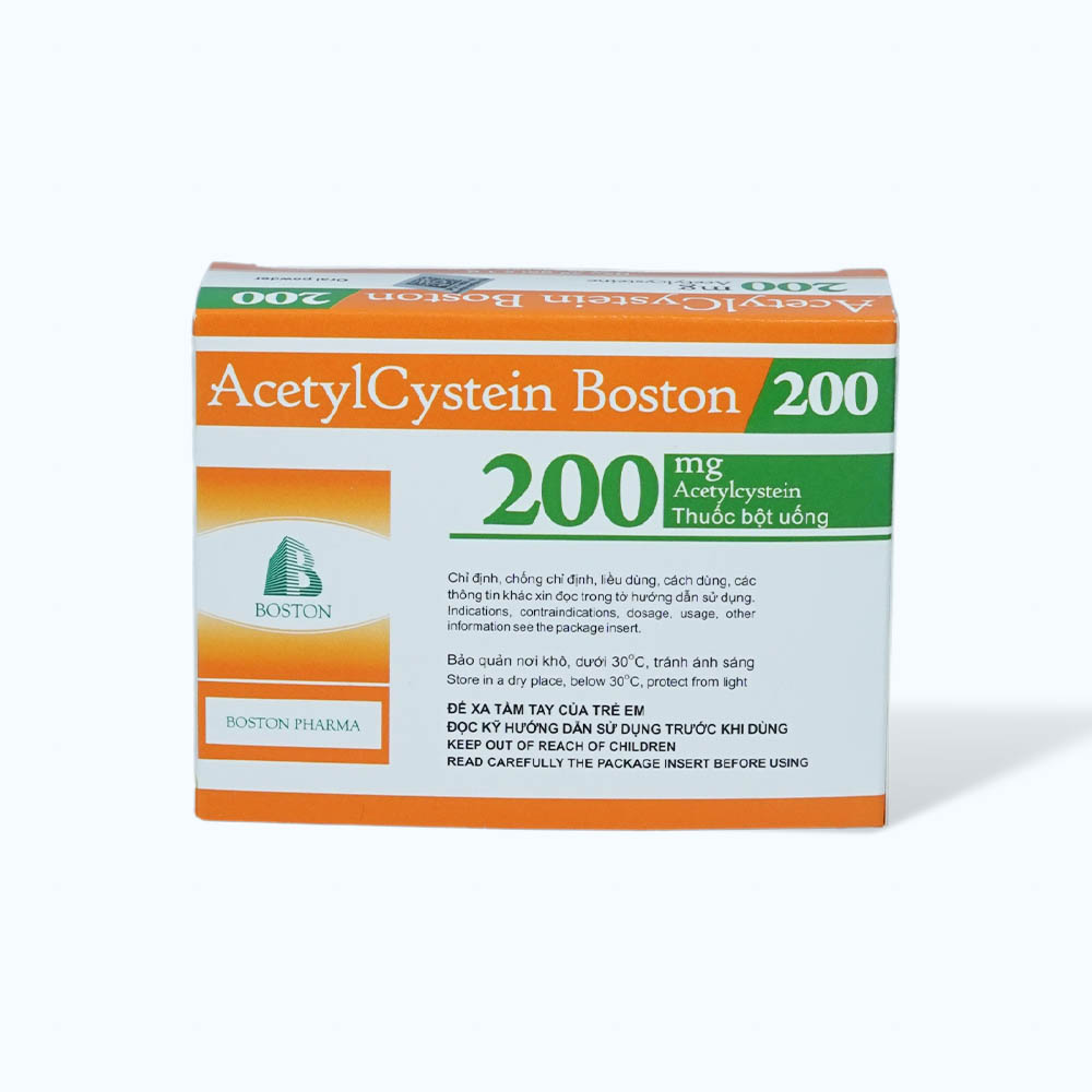 Acetylcystein Boston 200mg(Hop 30goi)