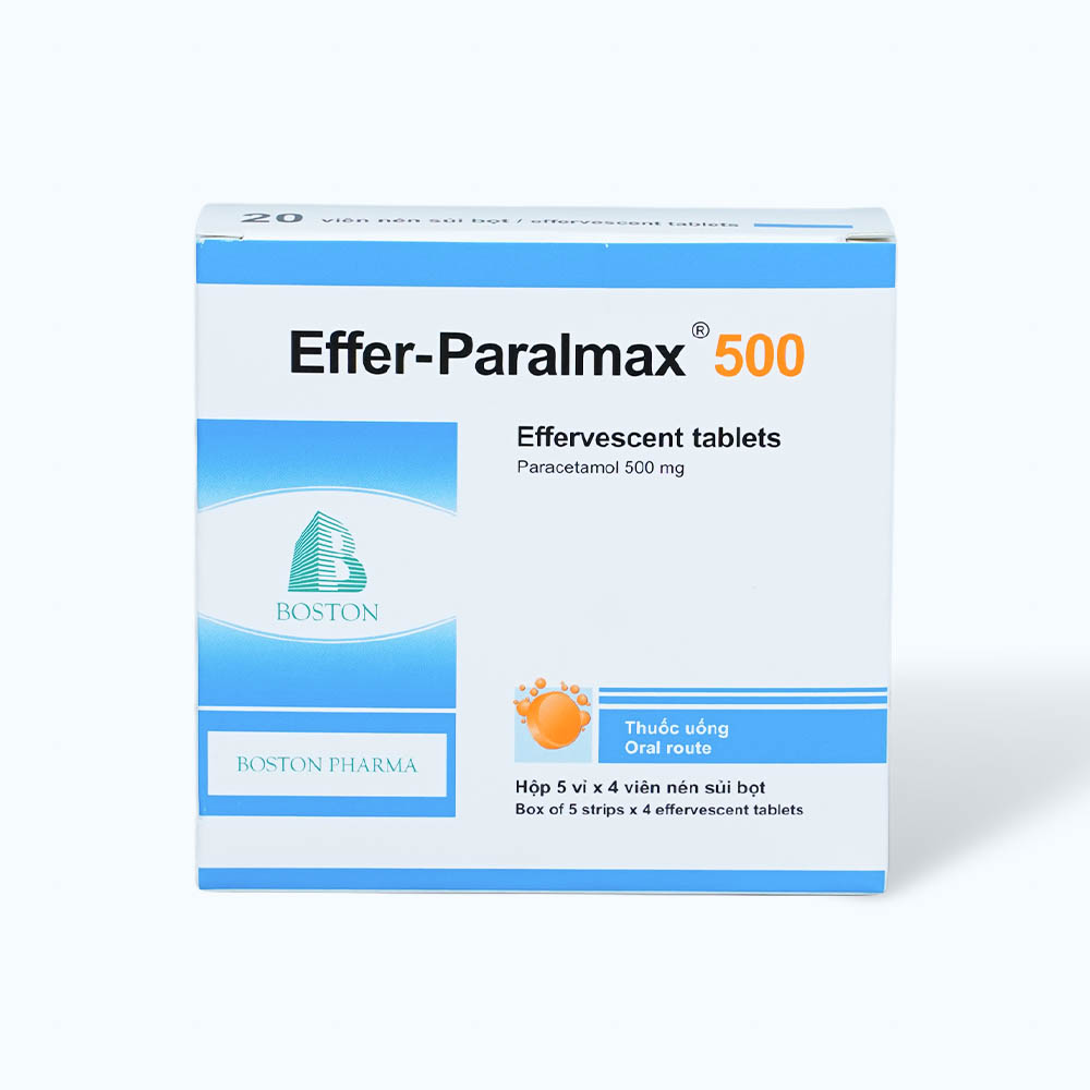 Effer- Paralmax 500mg - Orange (5Vi X 4Vien Sui)