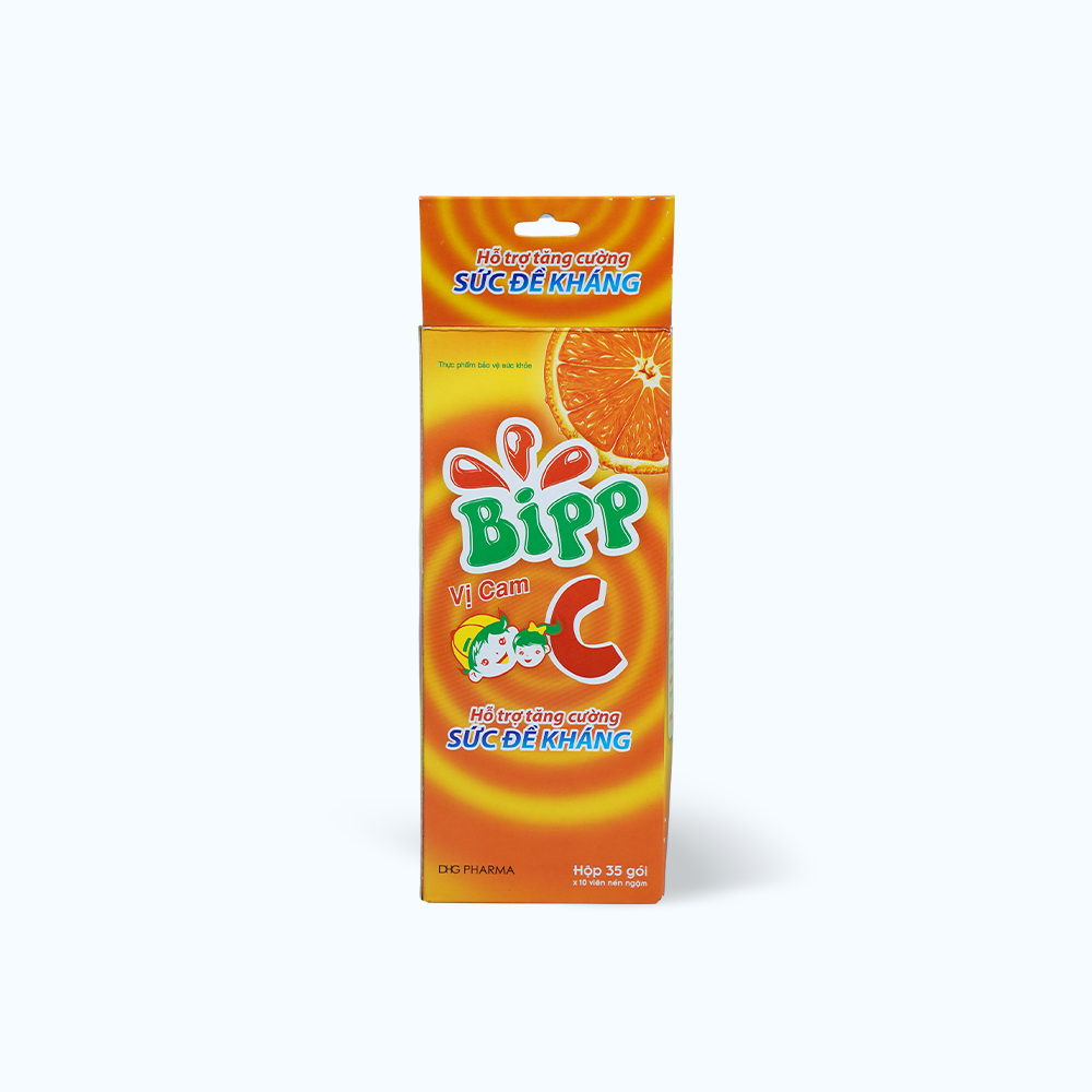DHG PHARMA Bipp C Vi Cam Vien Ngam Ho Tro Tang Cuong De Khang (Hop 35 goi)