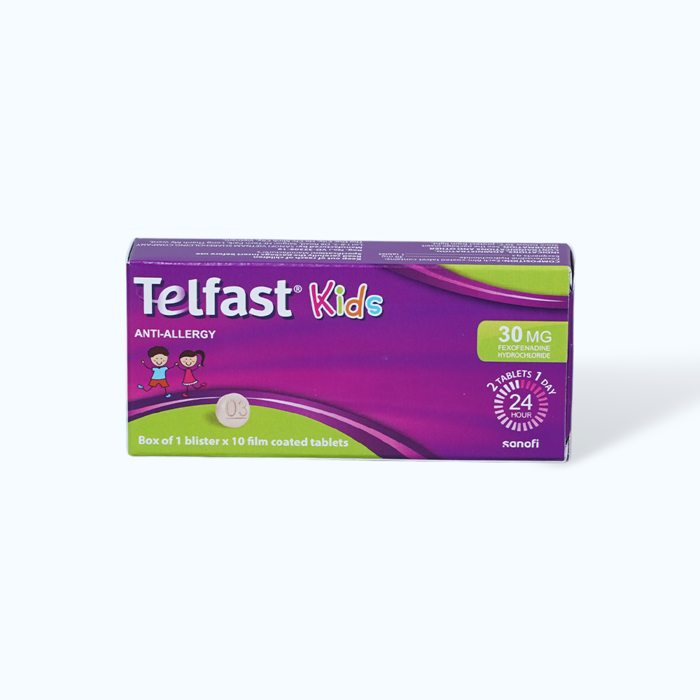Telfast Kids 30mg (1vi x 10vien)