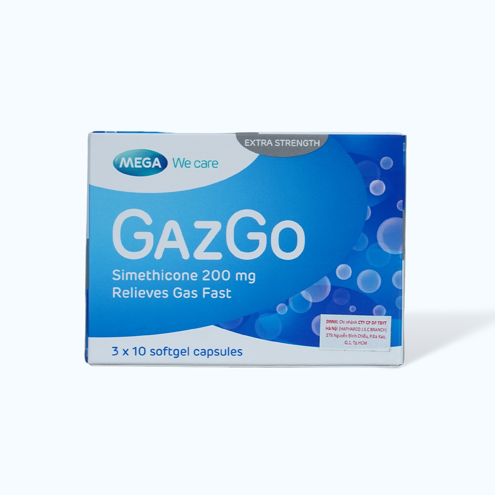 Gazgo 200mg (3Vi x 10Vien)