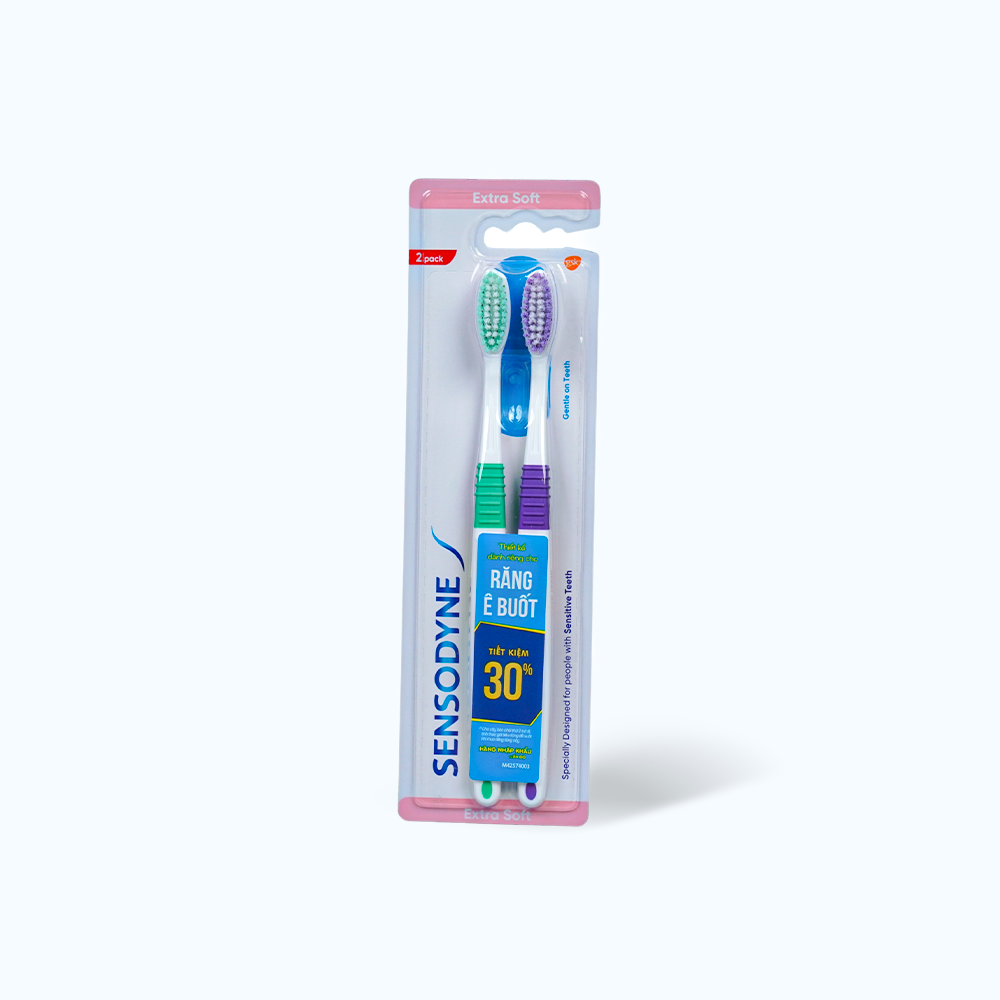 Sensodyne BCDR Ultra Sensitive Extra Soft Cho Rang E Buot (2 Cay/Bo)