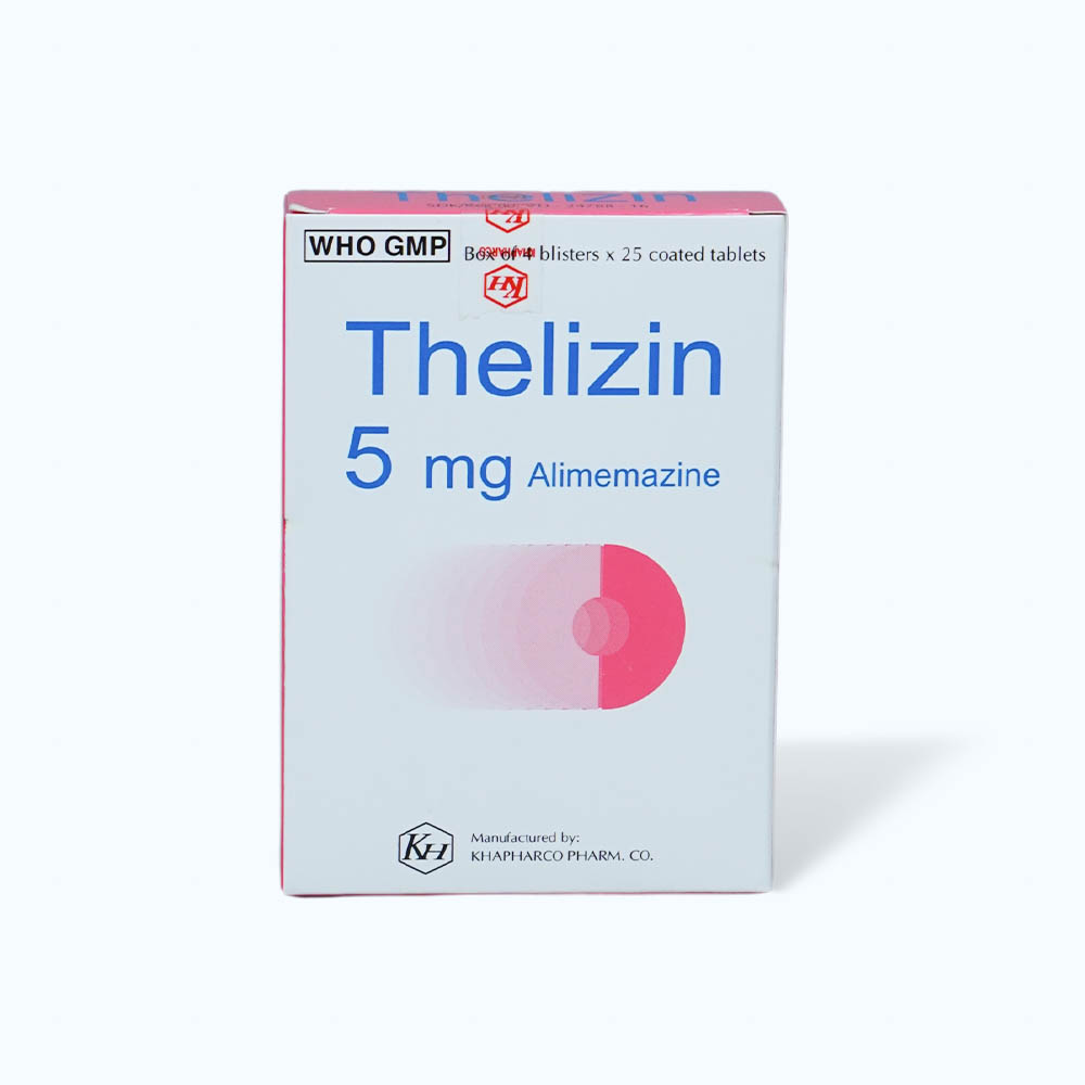 Thelizin 5mg (4vi x 25vien) K.Hoa