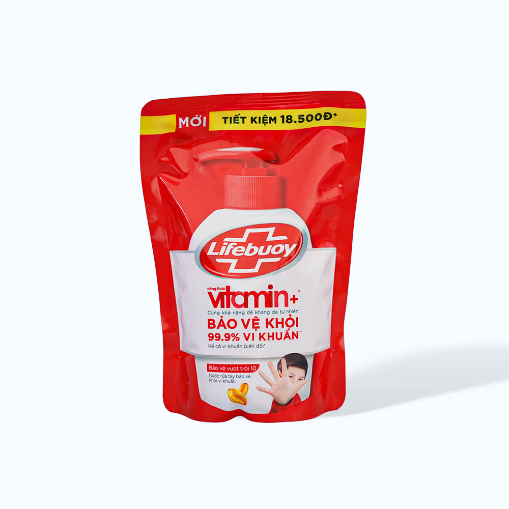 Lifebuoy Nuoc Rua Tay Bao Ve Vuot Troi 400g ( Tui)