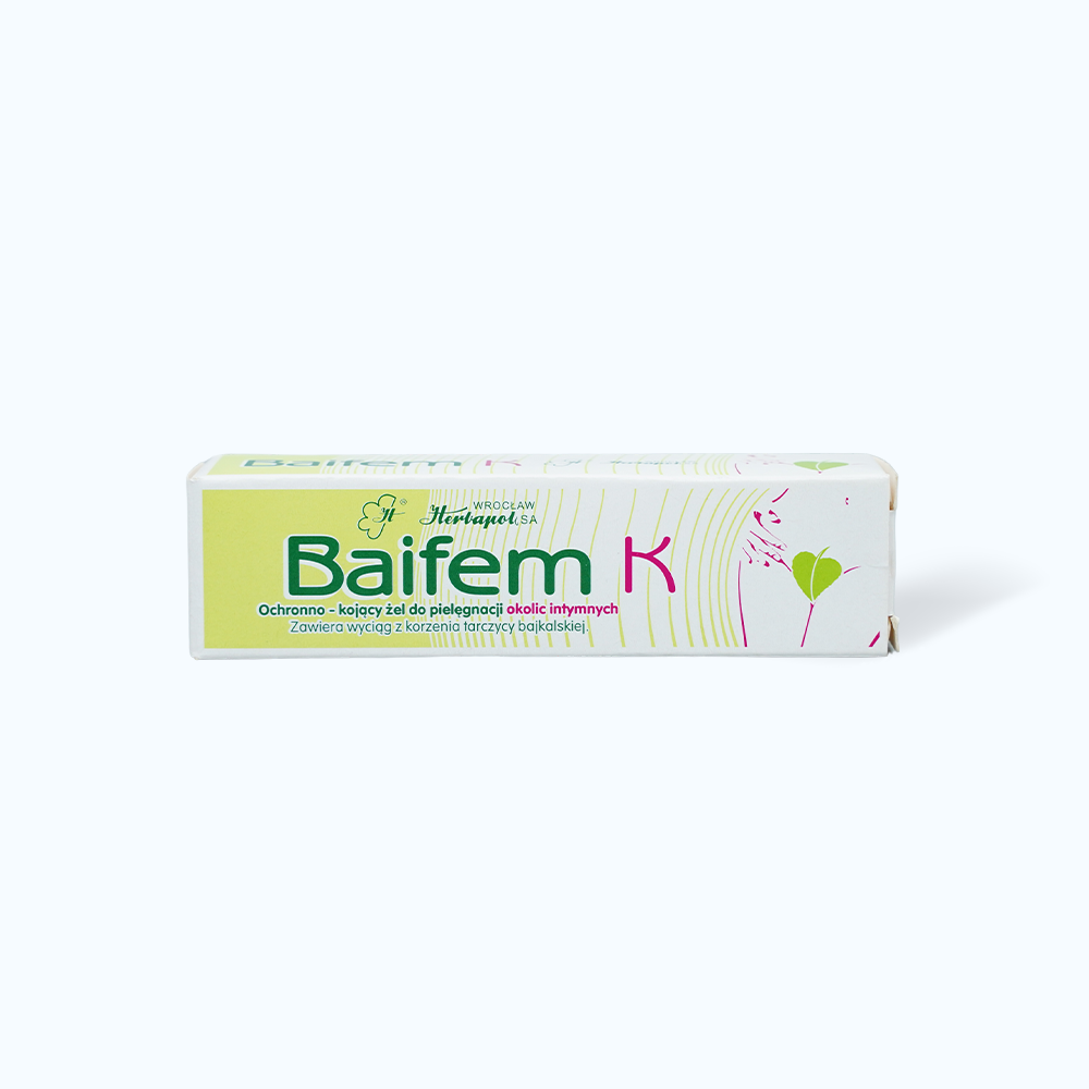 Baifem K Gel Hoang Cam Bao Ve Diu Nhe 15GR
