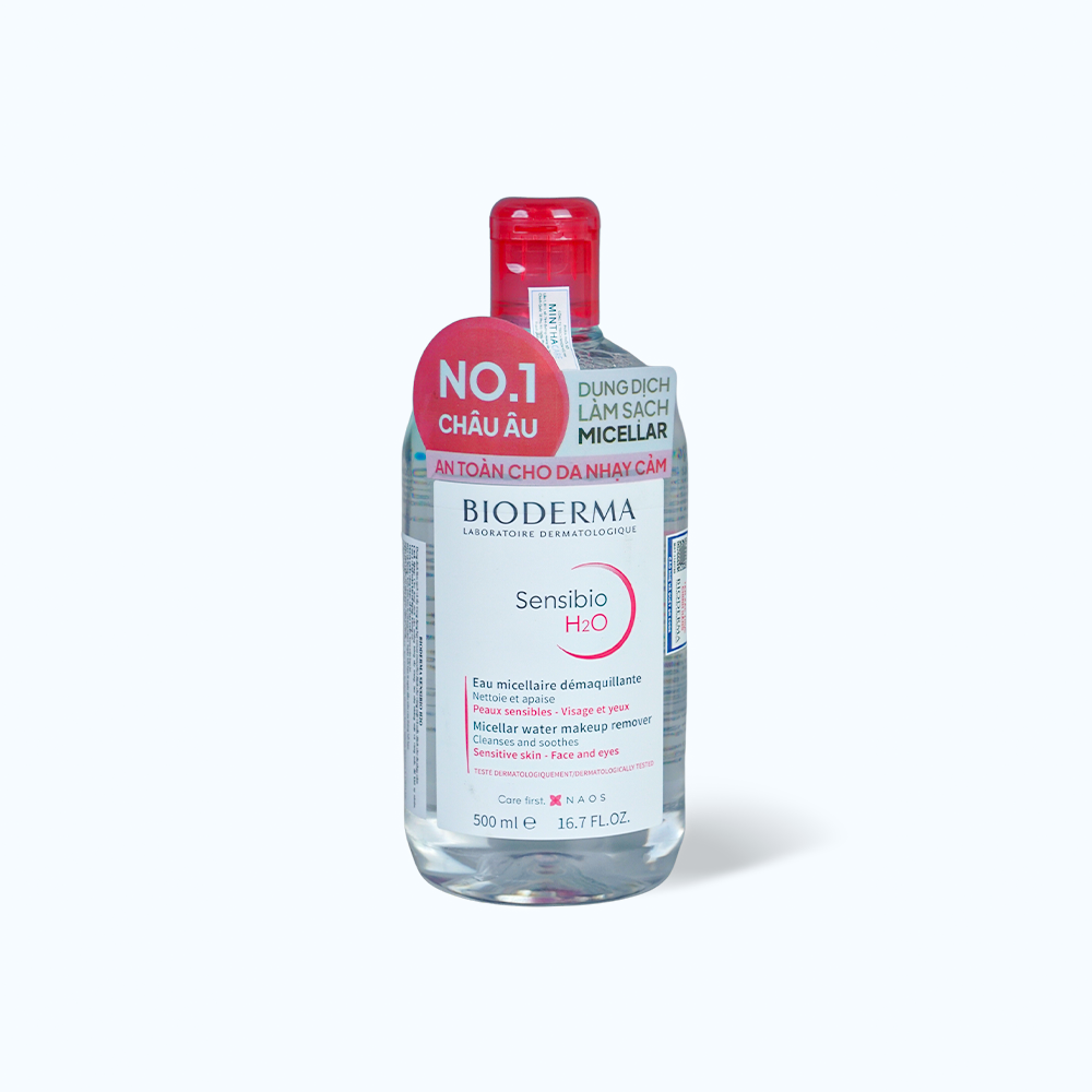Bioderma Nuoc Tay Trang Cho Da Nhay Cam Sensibio H2O 500ml