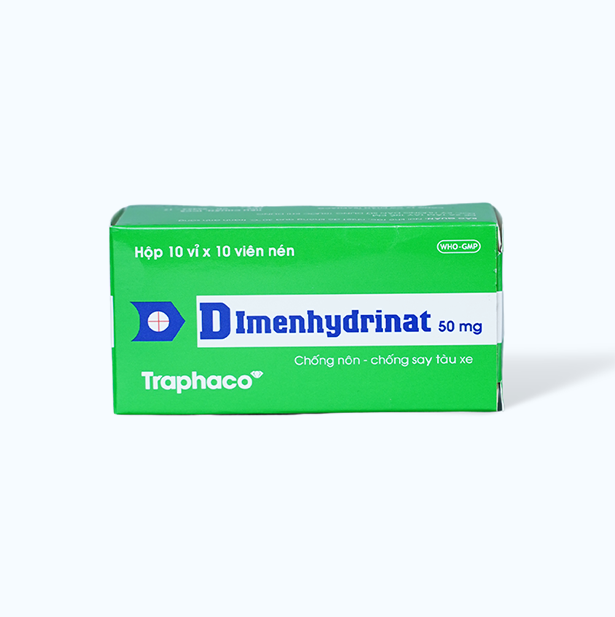 Dimenhydrinat 50mg (10 Vi x 10 Vien)
