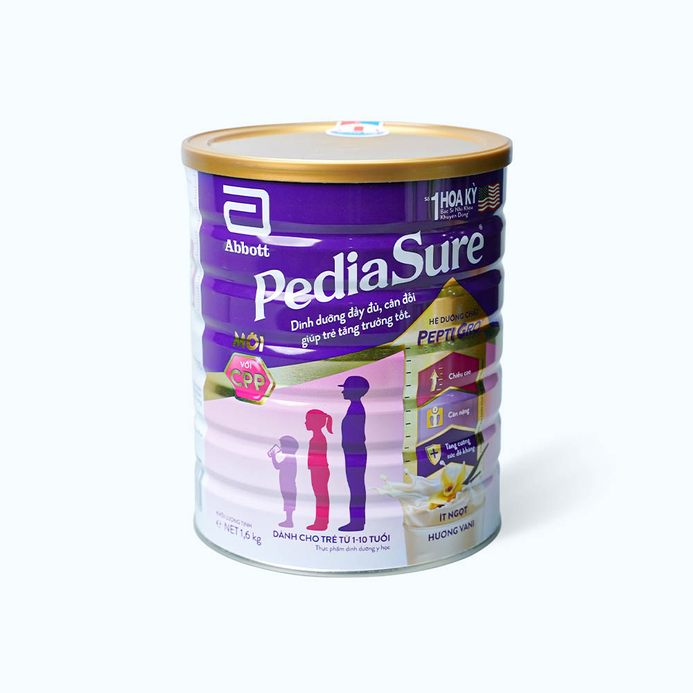 Abbott Pediasure Sua Bot Huong Vani (1-10 Tuoi) 1.6kg