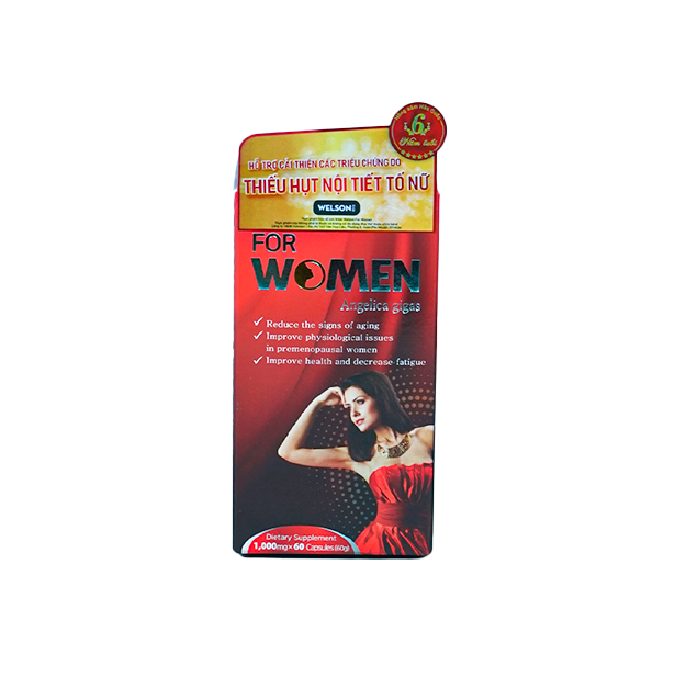 Welson For Women Tang Cuong Sinh Ly Nu (Hop 60Vien)