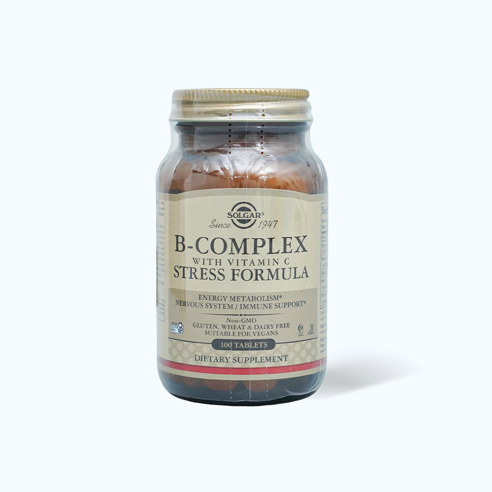 Solgar B-Complex with Vitamin C (Chai 100 Vien)
