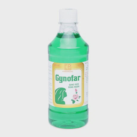Dung dịch Gynofar trị ngứa âm hộ, viêm âm đạo, huyết trắng và sát trùng ngoài da (chai 500ml)
