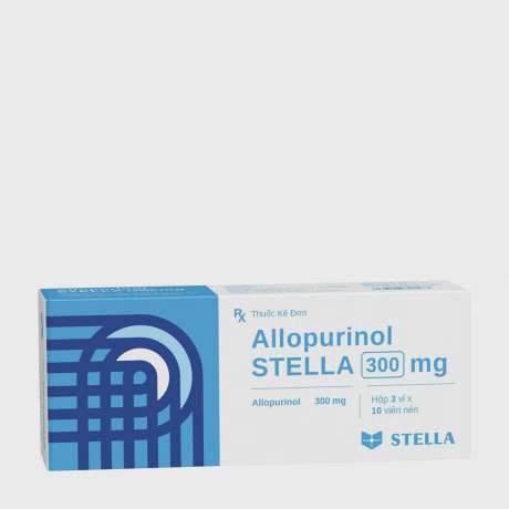 Allopurinol STELLA 300mg (3vi x 10vien)chuyển mã P28300