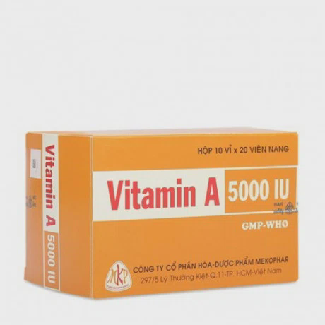 Vitamin A 5000IU(Hop 100vien) - Mekophar