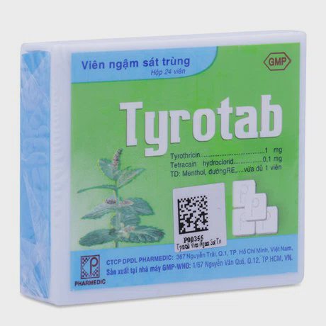 Tyrotab Vien Ngam Sat Trung Hop Nhua (Hop 24 vien )
