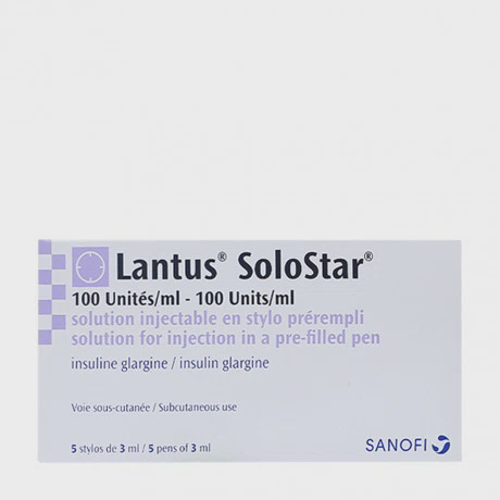 Lantus Solostar 100IU/ml 5 x 3ml (H5but) (R) Inj