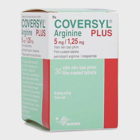 Coversyl plus Arginine 5mg/1.25mg(Lo 30vien)