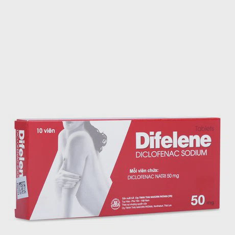 Difelene 50mg (1vix10vien)