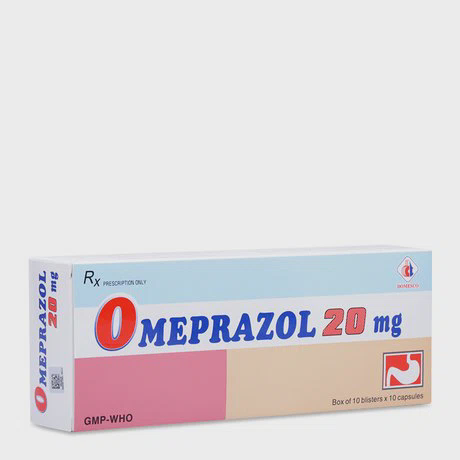 Omeprazol 20mg - Domesco (10vi x 10vien)