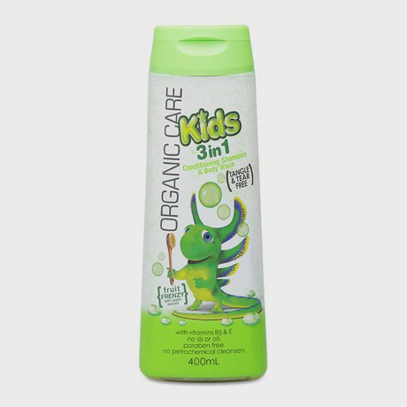 Sữa tắm gội & xả tự nhiên 3 trong 1 Organic Care Fruit Frenzy (400ml)