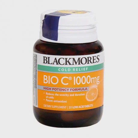 Blackmores Bio C 1000mg (Hop/31 vien) (da doi ma)