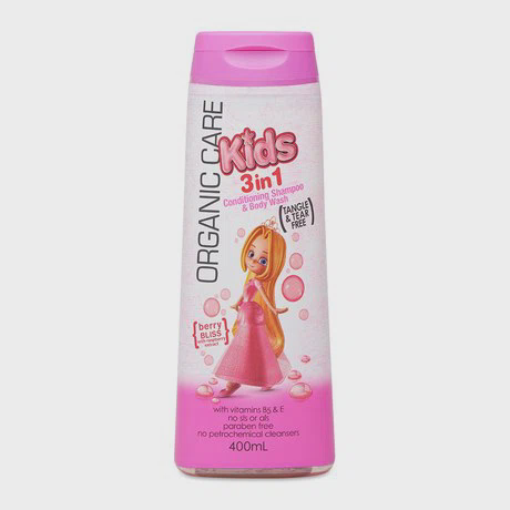 Sữa tắm và gội tự nhiên cho bé Organic Care Kids 3in1 Berry Bliss (400ml)