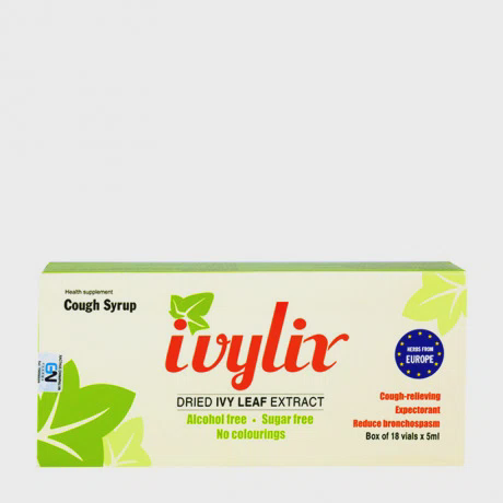 Siro Ivylix hỗ trợ giảm ho (Hộp 18 ống x 5ml)
