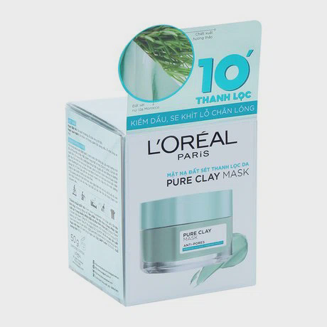 Mặt nạ đất sét kiềm dầu L’Oreal Anti-Pores (50g)