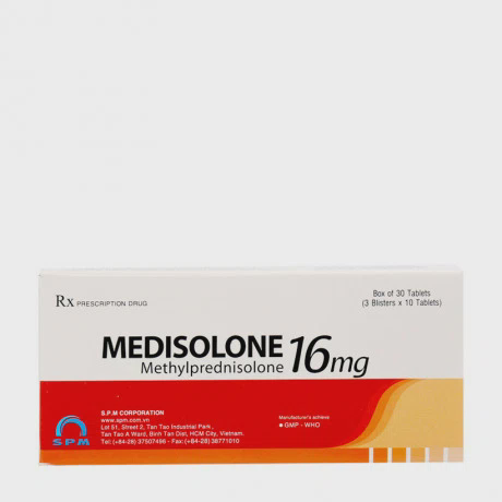 Medisolon 16mg (3 Vi x 10 Vien)
