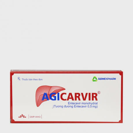 Agicarvir 0.5mg (3 Vi x 10 Vien)