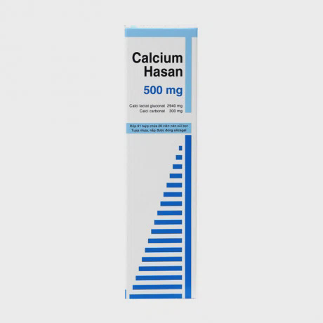 Calcium Hasan 500mg (Tuyp / 20 Vien)