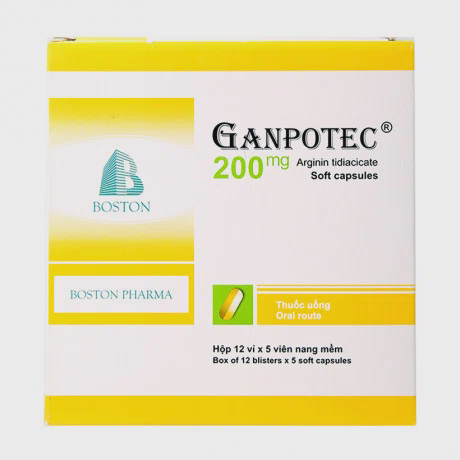 Ganpotec 200mg (Hộp 12 vỉ x 5 viên)
