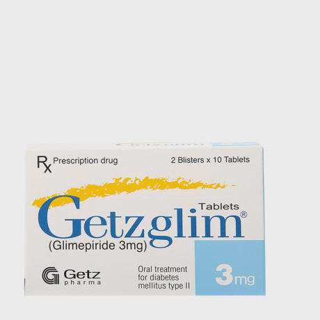 Getzglim 3mg (2 Vi x 10 Vien)