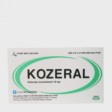 Kozeral 10mg (6 vỉ x 10 viên/hộp)