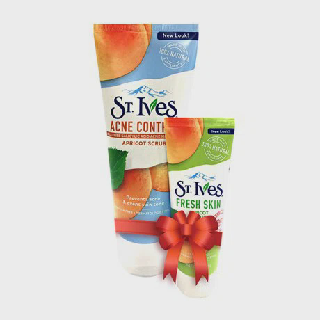 Sữa rửa mặt tươi mát hương mơ ST.Ives Fresh Skin (170g) + Tặng kèm tuýp sữa rửa mặt ST.Ives (28g)