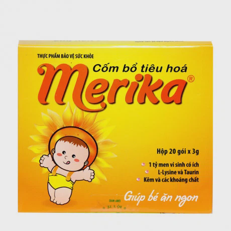 Thực phẩm bảo vệ sức khỏe cốm bổ tiêu hóa Merika (Hộp 20 gói)