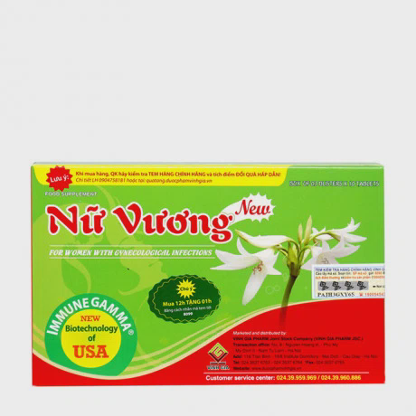 Thực phẩm bảo vệ sức khỏe Nữ Vương New (Hộp 3 vỉ x 10 viên)