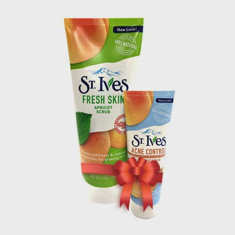 Sữa rửa mặt ngăn ngừa mụn chiết xuất từ trái mơ ST.Ives Blemish Control (170g) + Tặng kèm tuýp sữa rửa mặt ST.Ives (28g)